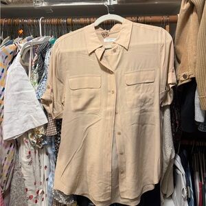 Equipment Beige Blouse